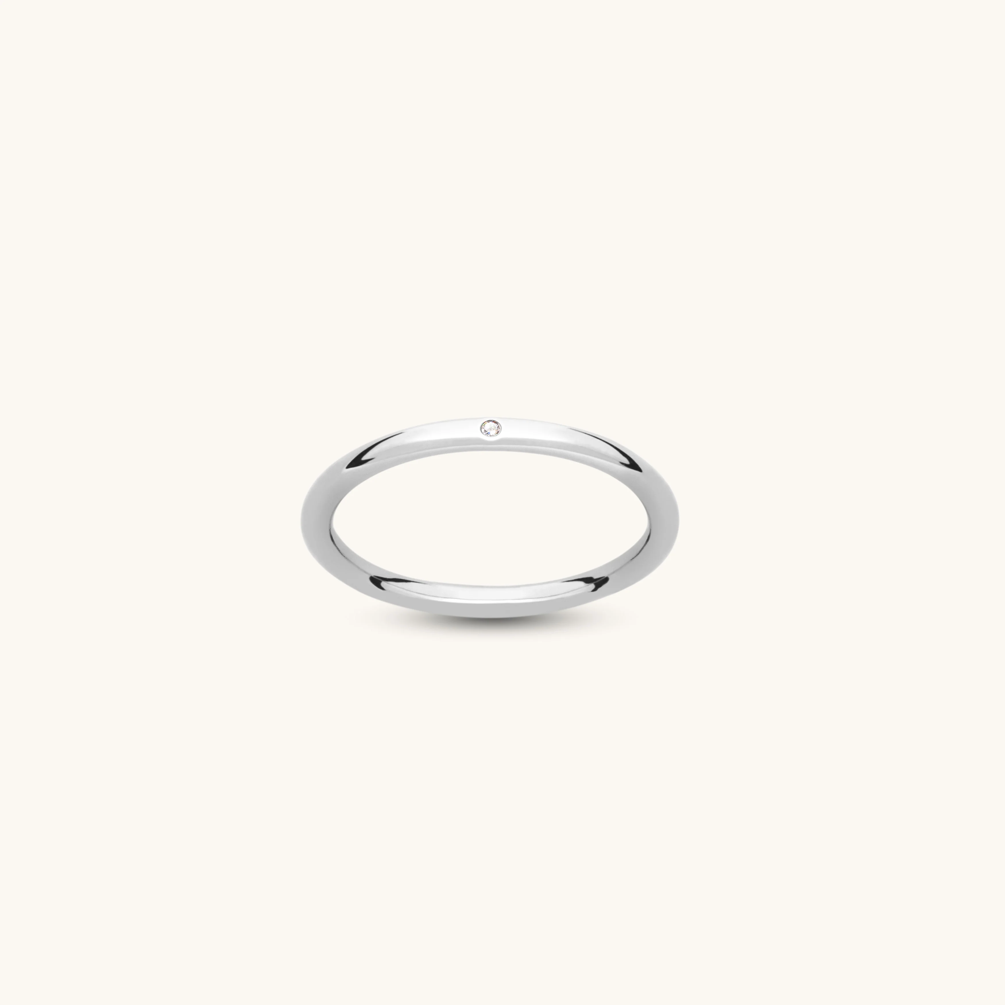 Bague fiançailles homme or blanc